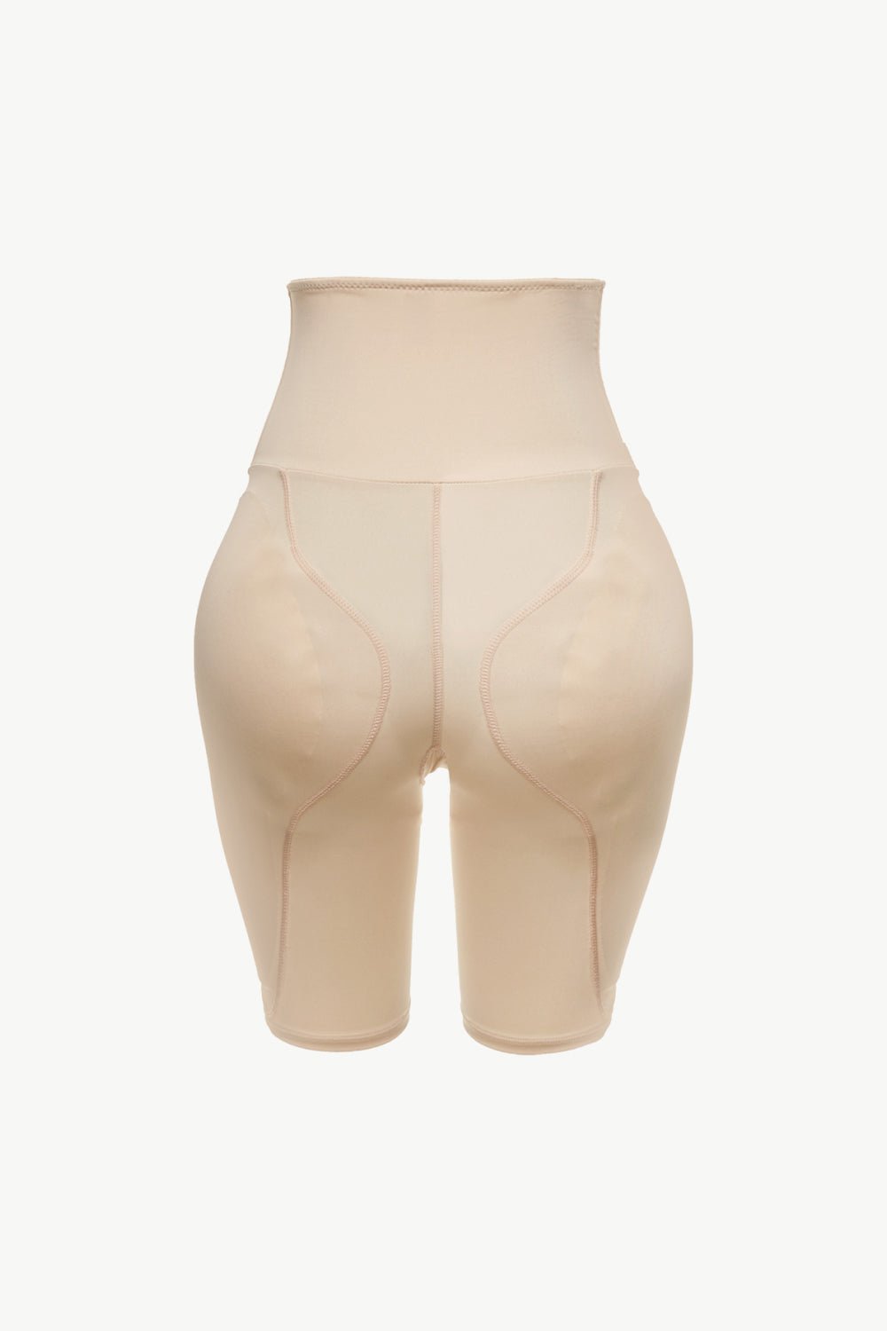 Full-Size High-Waisted Elastic Pull-On Shaping Shorts for a Slimmer Look