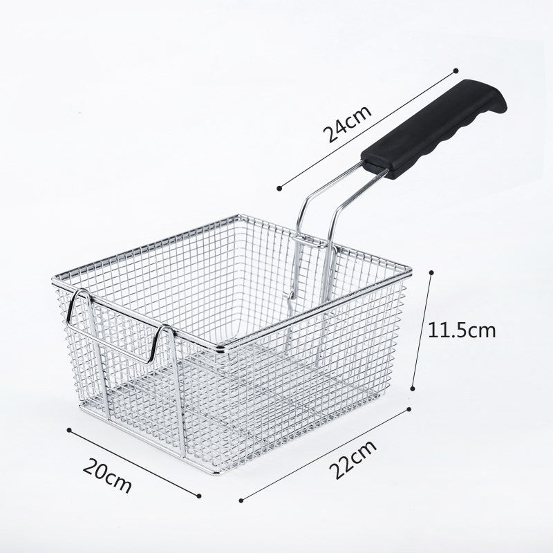 Multi - Purpose Electric Fryer Accessories: Stainless Steel Frying Nets and Dripping Racks