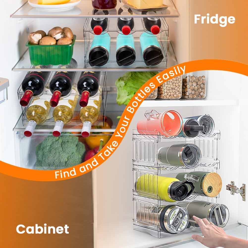 Gracenal Large Stackable Water Bottle Organizer for 40 oz Stanley Tumbler
