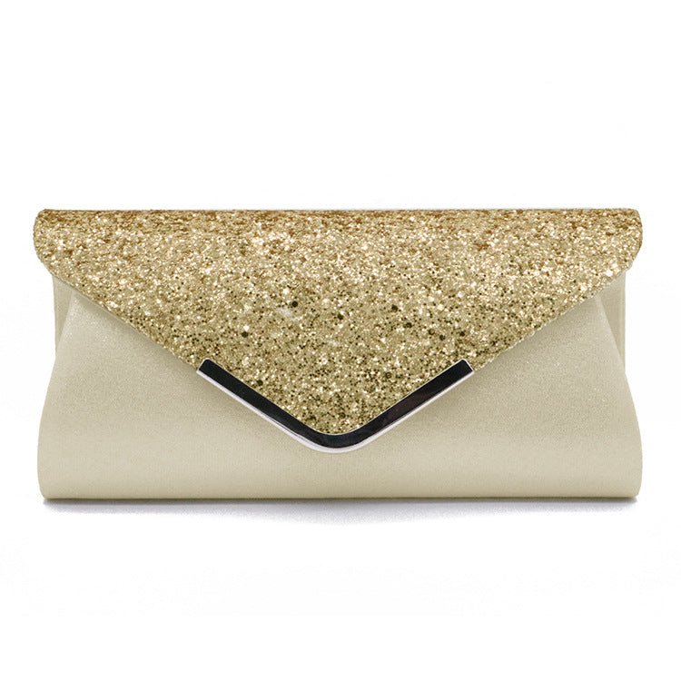 Gorgeous Fashionable PU Leather Glittering Envelope-style Makeup Storage Bag