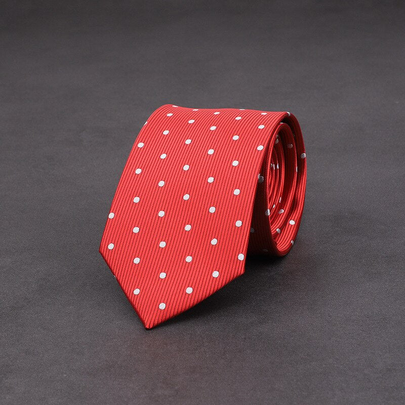 Adult Men's 7cm Paisley Pattern Silk-Polyester Formal Necktie
