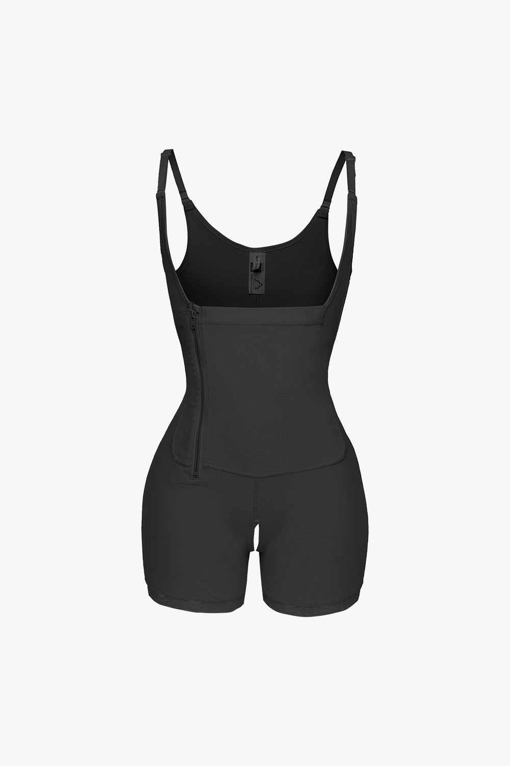 Full-Size Women's Under-Bust Shaping Bodysuit with Side Zipper