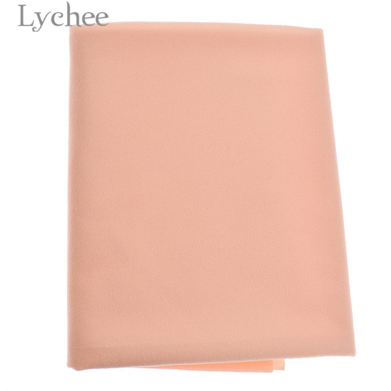 Lychee Life Doll Skin-Style Solid Color Fleece Plush Cloth for DIY Patchwork and Sewing Crafting Supplies Accessories