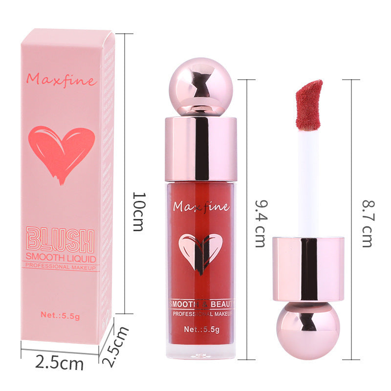 Natural Liquid Makeup Blush with Highlighting Effect