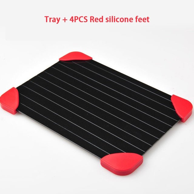 High - Efficiency Fast Defrosting Tray: A Must - Have Kitchen Gadget for Quick Thawing of Frozen Food like Meat, Fruit and More
