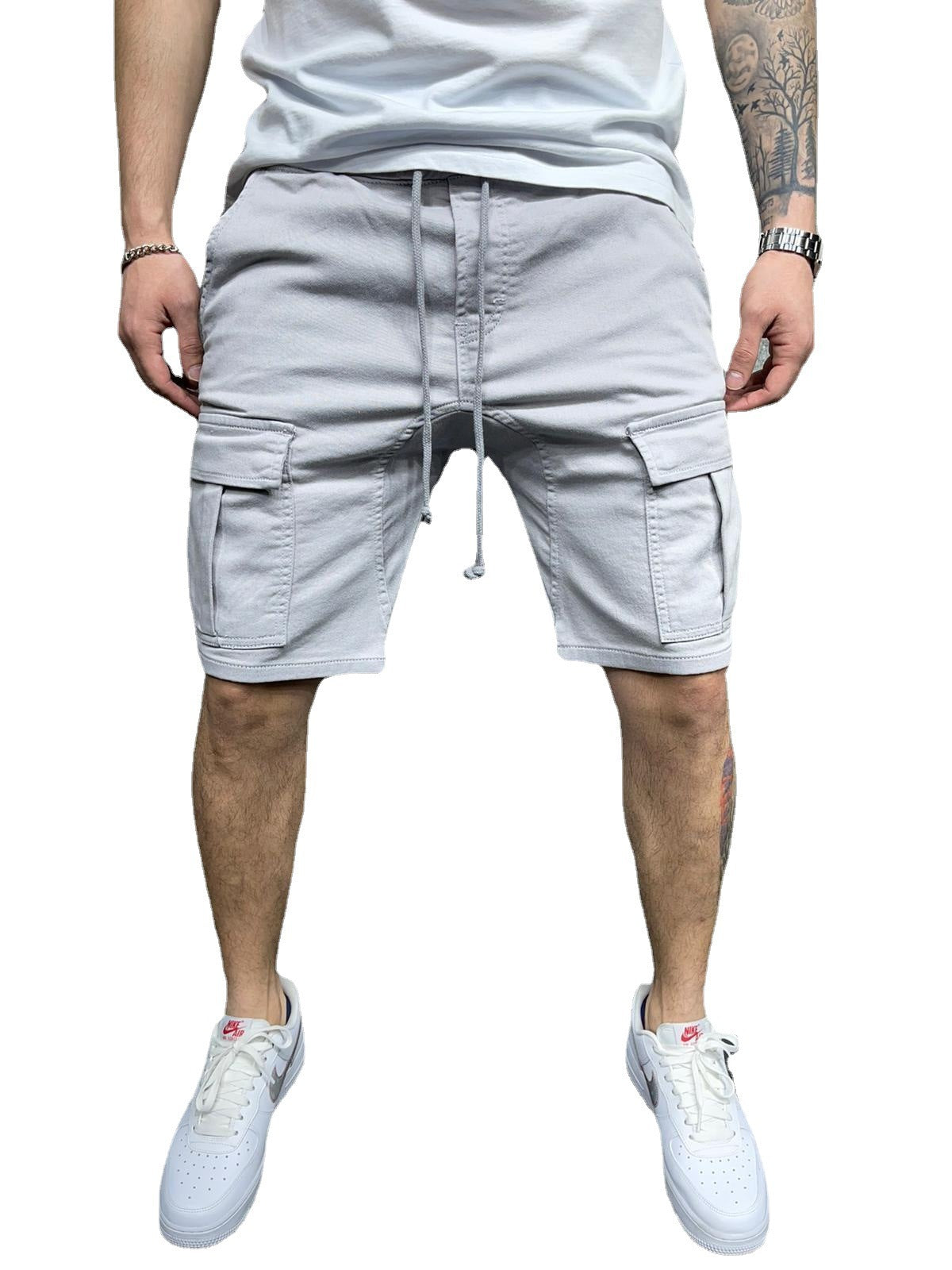 Men's Trendy Casual Hip - Hop Inspired Skater Shorts for Everyday Wear