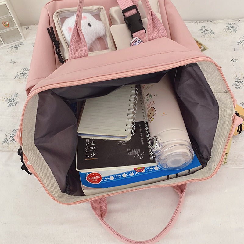 Wholesale Fashionable Multicolor Large-Capacity Geometric Backpack for Women