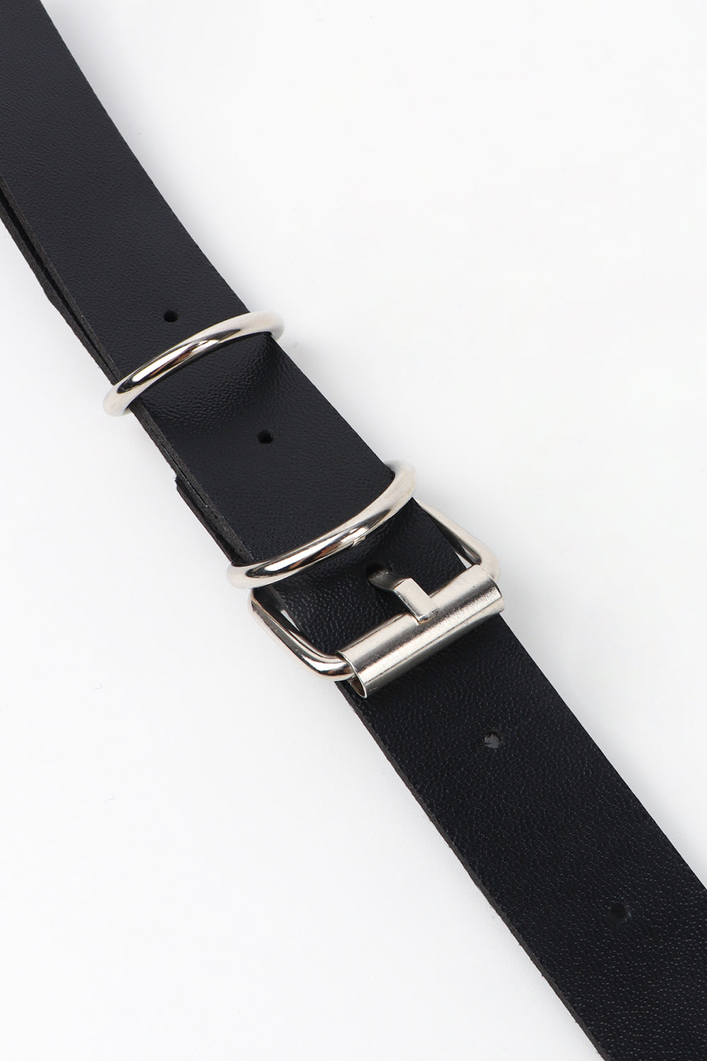 Fashionable PU Leather Belt Decorated with Aluminum Chain