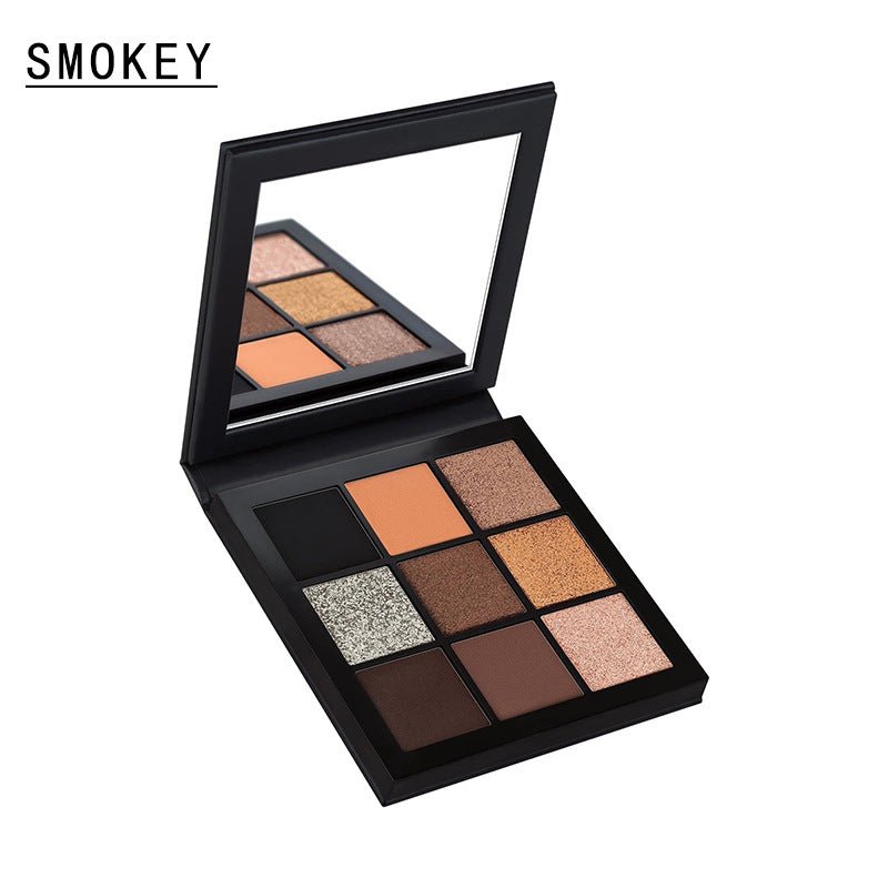 Earthy and Smoky 9 - Color Eyeshadow Palette for Stunning Makeup