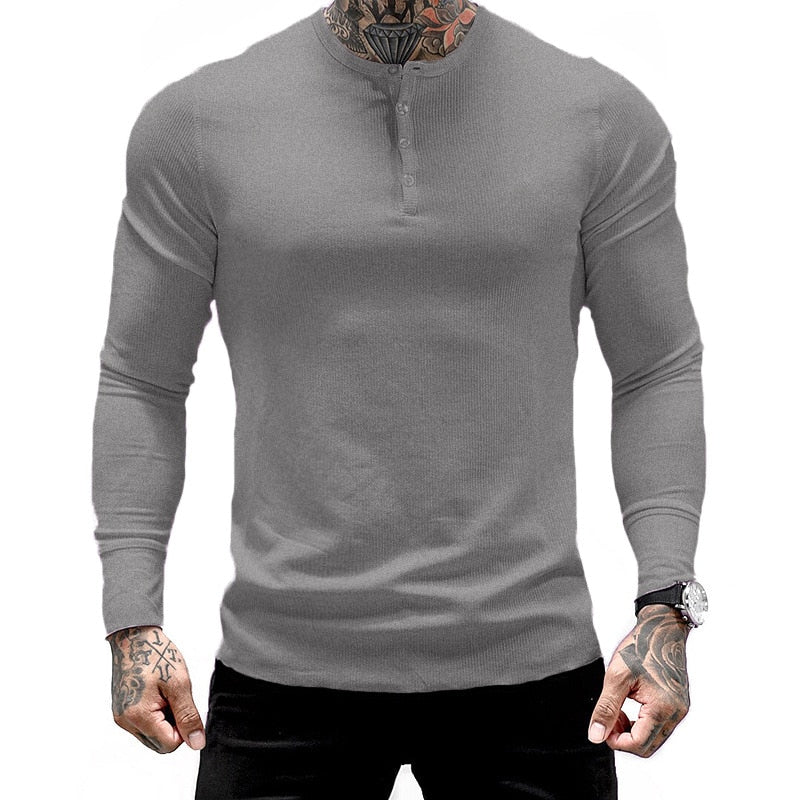 Men's Slim-Fitting Athletic Workout T-Shirt for Sports and Casual Wear