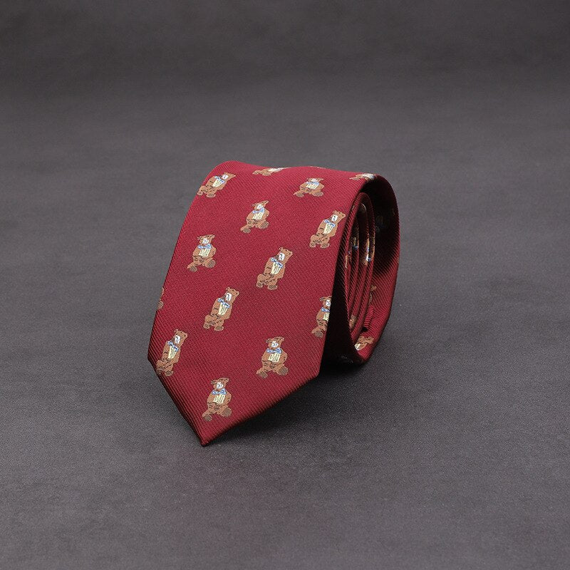 Adult Men's 7cm Paisley Pattern Silk-Polyester Formal Necktie