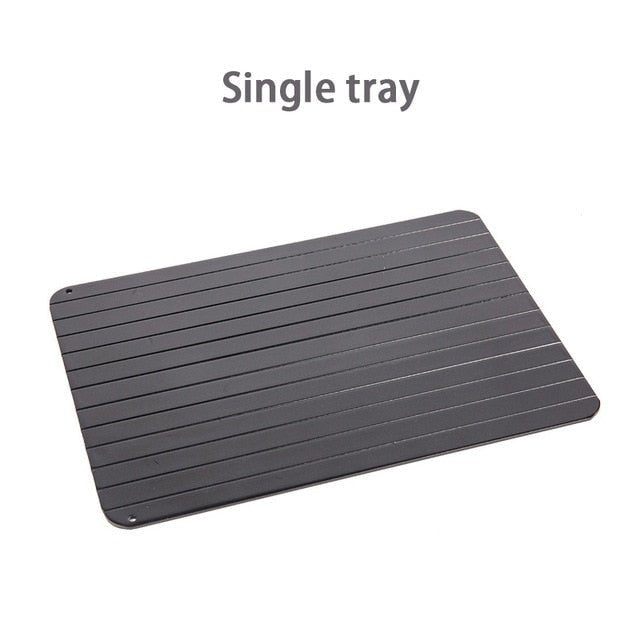 High - Efficiency Fast Defrosting Tray: A Must - Have Kitchen Gadget for Quick Thawing of Frozen Food like Meat, Fruit and More
