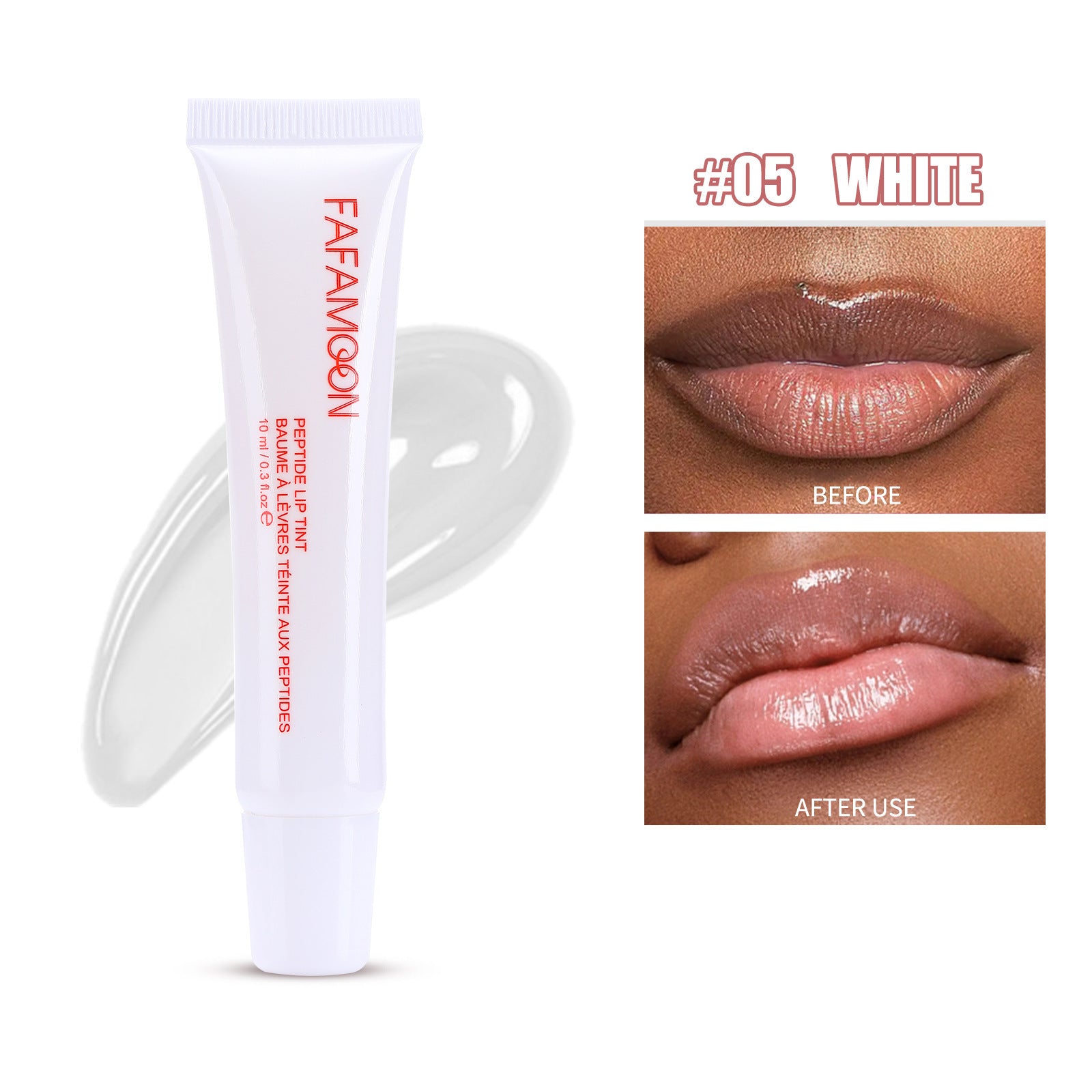 Waterproof and Long - Lasting Glossy Lip Glaze: Korean - Style Liquid Lipstick with a Mirror - like Finish in Tea Red, Ideal for Doodle Lip Makeup
