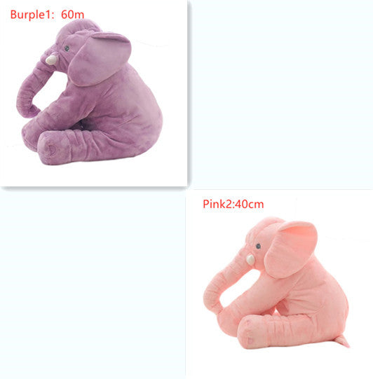 Soft Elephant Doll Pillow for Baby's Comfortable Sleep