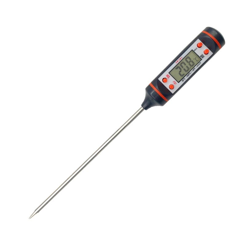 High - Precision Digital Kitchen Thermometer for Measuring Food, Meat, Milk, and Oven Temperatures - Essential Kitchen Measuring Tool