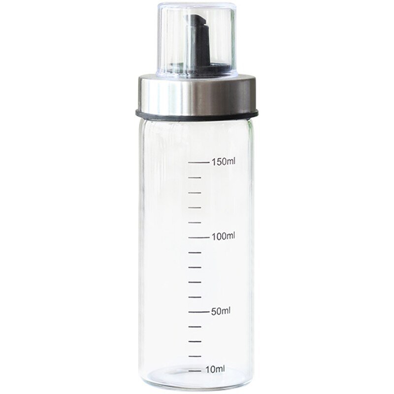Practical and Leak-Proof High Borosilicate Glass Condiment Bottles for Kitchen - Ideal for Oil, Vinegar, and Soy Sauce in 150ml, 300ml, and 450ml Sizes