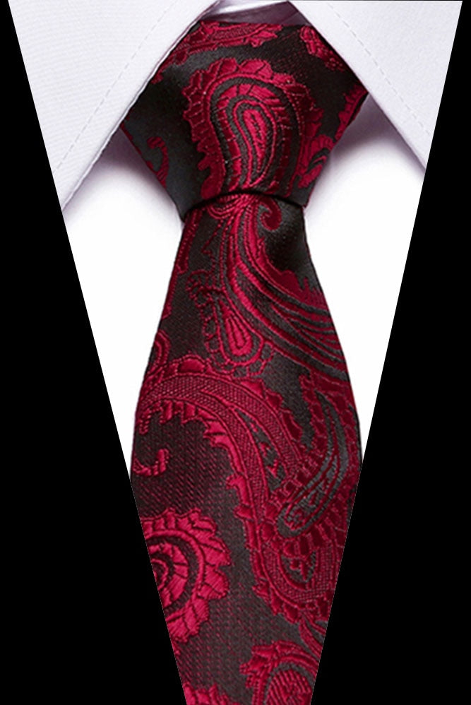 KissLuck Men's 100% Silk Classic Plaid Neckties in Multiple Colors