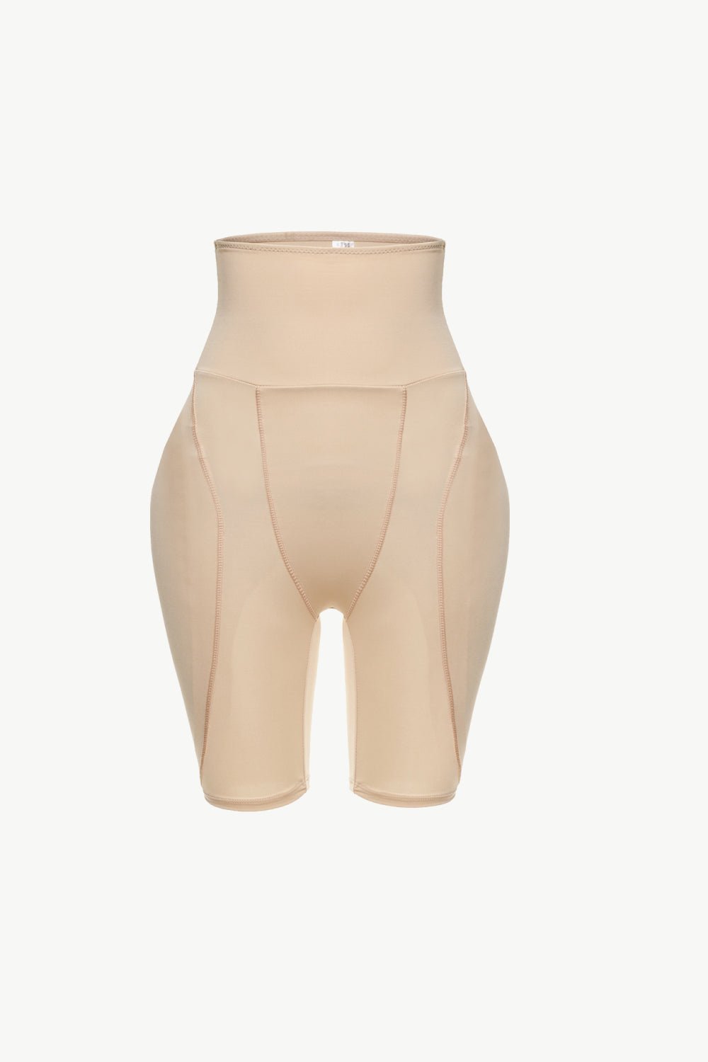 Full-Size High-Waisted Elastic Pull-On Shaping Shorts for a Slimmer Look