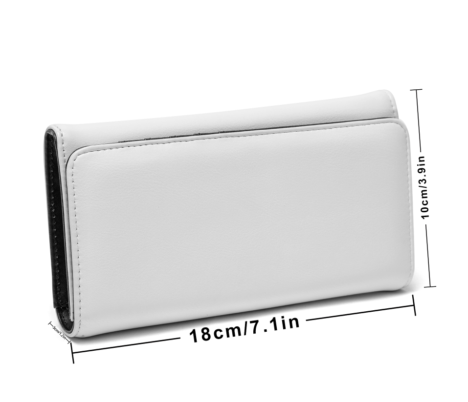 Foldable PU Wallet for Back to School - Ideal for Teachers and Students, Featuring Brown, Gold, Gray Colors and Notebook Paper Design by Dunbi, Along with School Supplies and Backpack Compatibility