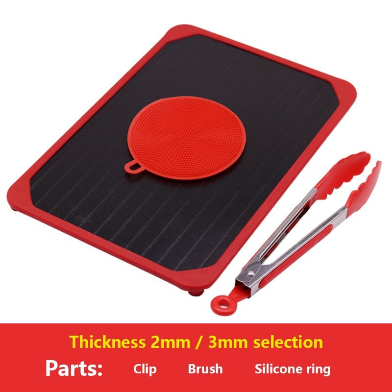 High - Efficiency Fast Defrosting Tray: A Must - Have Kitchen Gadget for Quick Thawing of Frozen Food like Meat, Fruit and More