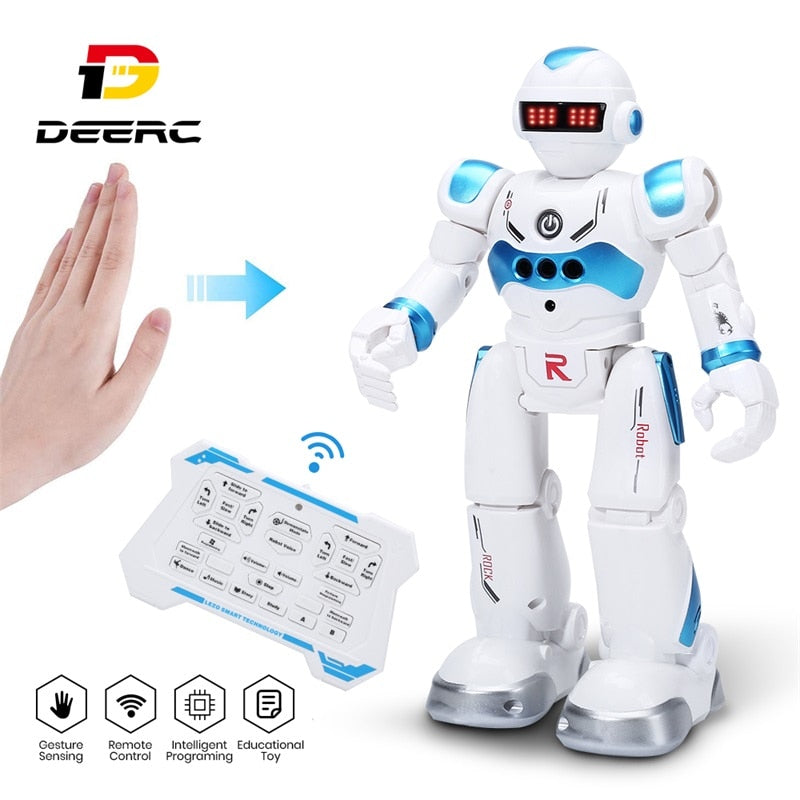 DEERC Remote - Controlled Smart Gesture - Sensing Robot Toy: An Ideal Gift for 3 - 8 - Year - Old Boys and Girls, Featuring Flexible Movement and Interactive Functions