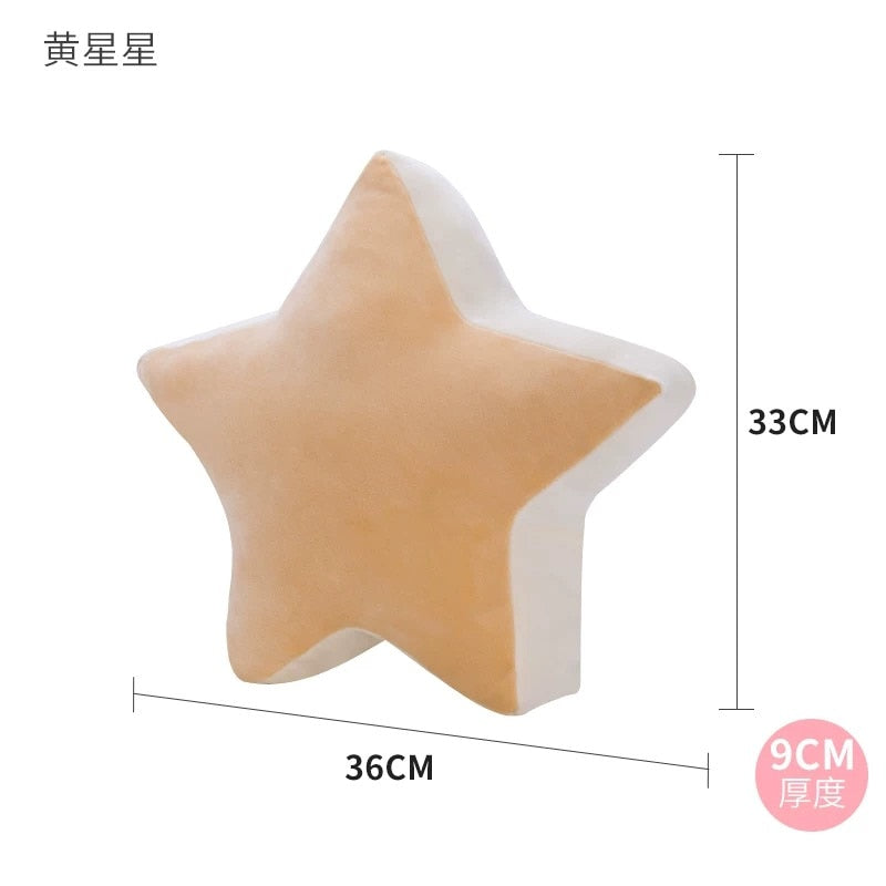 Instagram-Famous Candy-Colored Rainbow, Lucky Cloud, Star, and Moon Plush Throw Pillow for Sofa and Home Decoration with a Colorful Crown - Memorable Cushion
