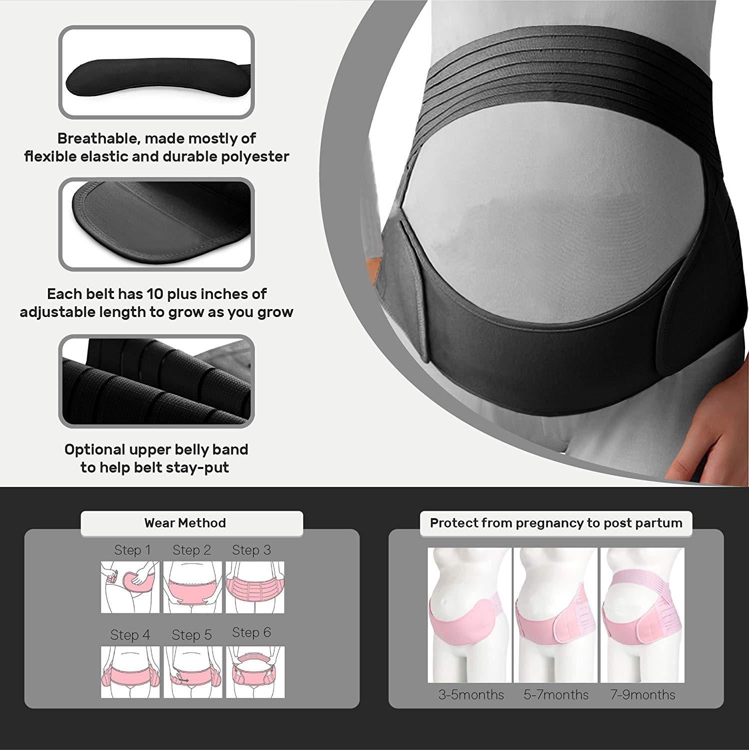 Comfortable Maternity Waist Belt for Abdomen Support and Care