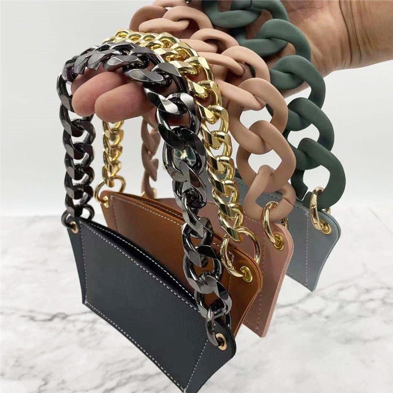 Detachable Chain Hand - carried Eco - friendly PU Leather Milk Tea Drink Cup Holder