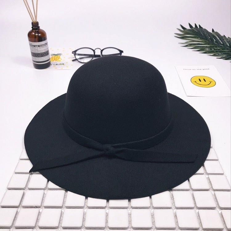Stylish Cotton Blend Bowknot Hat for 2 - 8 Years Old Girls