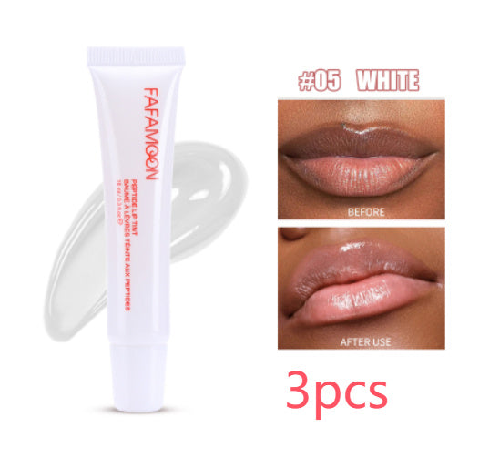 Waterproof and Long - Lasting Glossy Lip Glaze: Korean - Style Liquid Lipstick with a Mirror - like Finish in Tea Red, Ideal for Doodle Lip Makeup