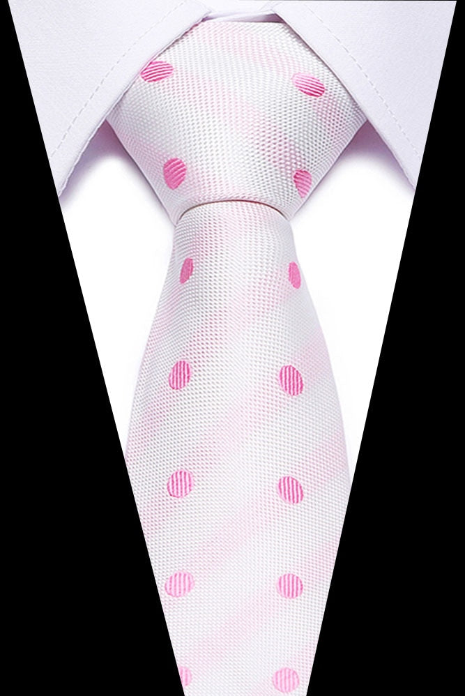 KissLuck Men's 100% Silk Classic Plaid Neckties in Multiple Colors