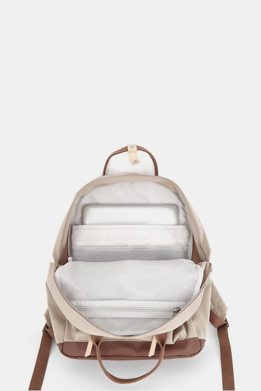 Himawari Large-sized Waterproof Polyester Backpack with Multiple Layers of Pockets for Everyday and Outdoor Use