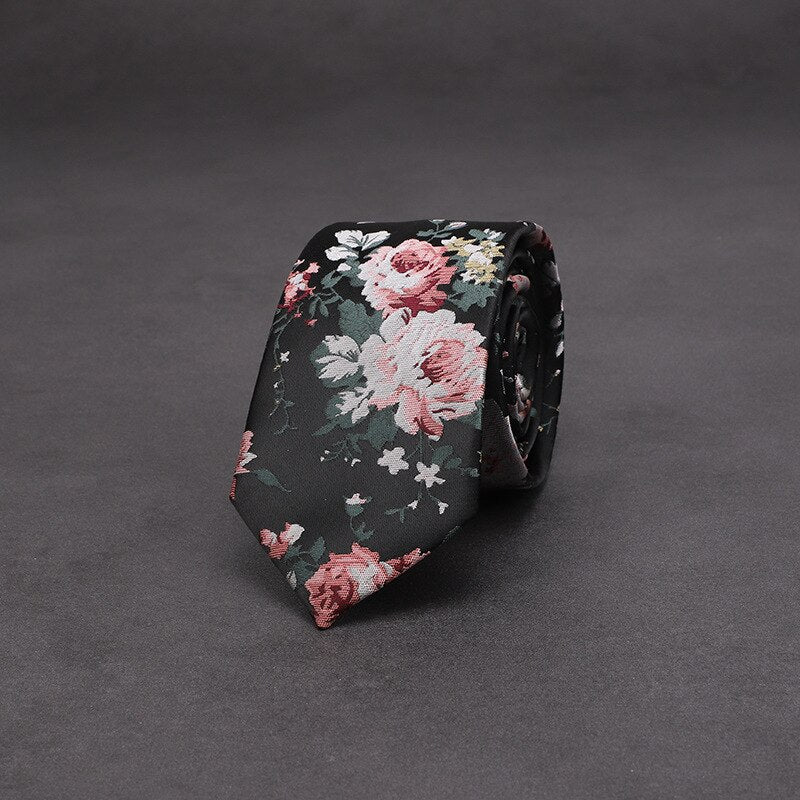 Adult Men's 7cm Paisley Pattern Silk-Polyester Formal Necktie