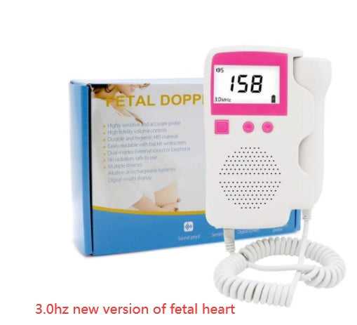 Home Use Fetal Heart Rate Monitor - Pregnancy Essential for Detecting Baby Fetal Heart Sound and Rate