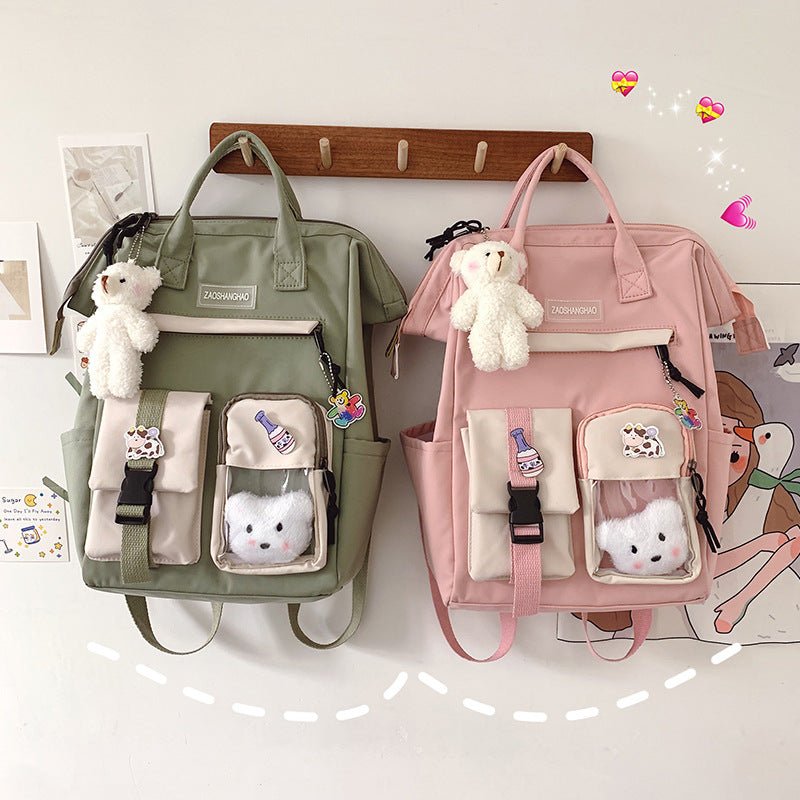 Wholesale Fashionable Multicolor Large-Capacity Geometric Backpack for Women