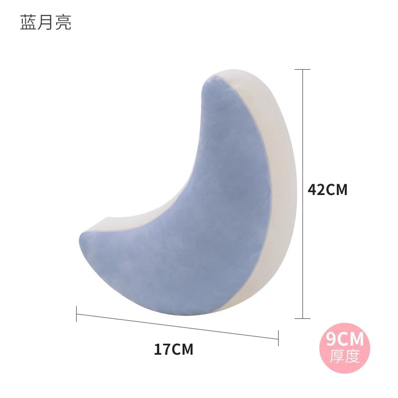 Instagram-Famous Candy-Colored Rainbow, Lucky Cloud, Star, and Moon Plush Throw Pillow for Sofa and Home Decoration with a Colorful Crown - Memorable Cushion