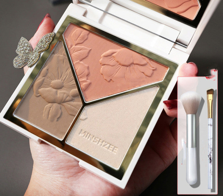 High-Gloss Matte Nose Shadow Trimming Plate for Cosmetic Application