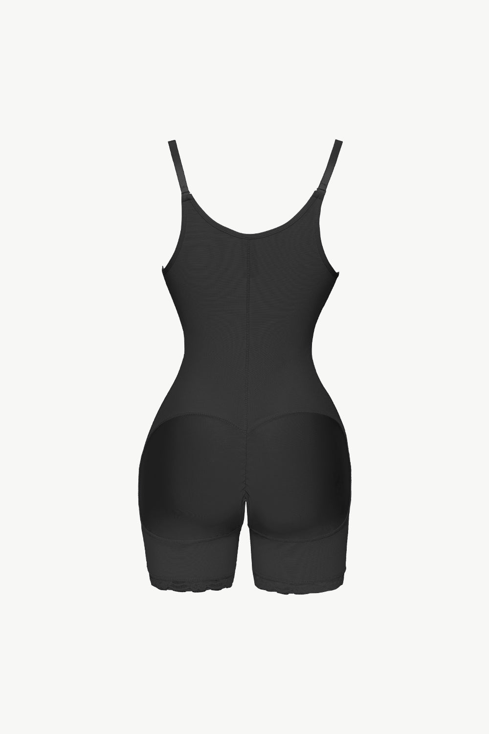 Full-Size Women's Under-Bust Shaping Bodysuit with Side Zipper