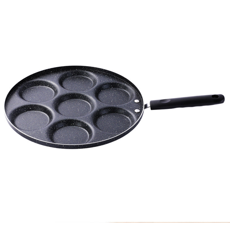 Nonstick 4-Cup Egg and Pancake Frying Pan for Gas Stove and Induction Cooker