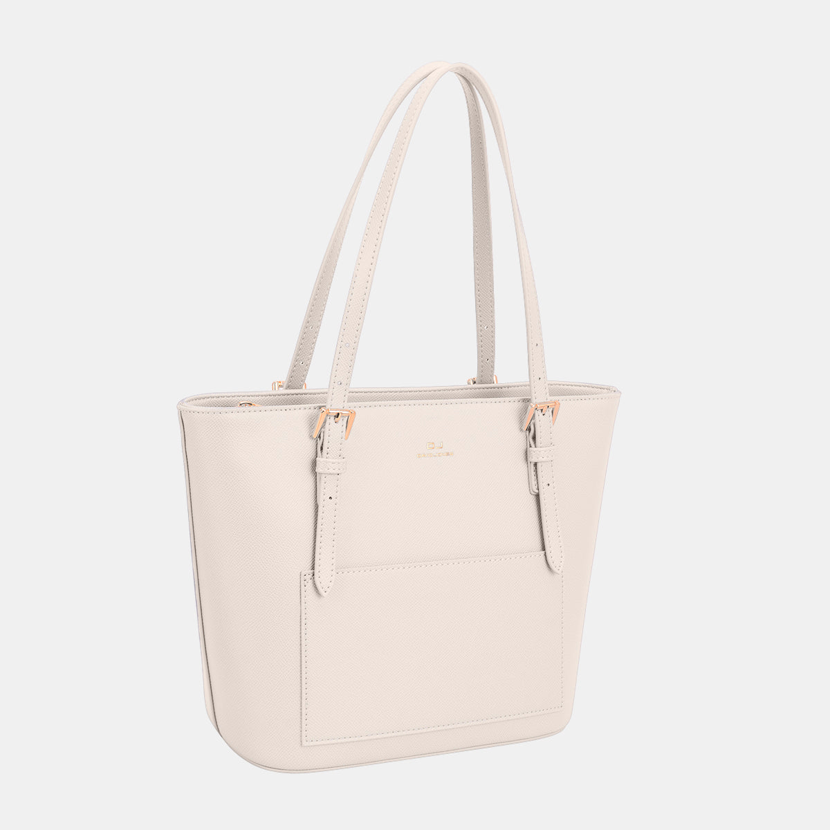 David Jones Medium-sized PU Leather Stylish Tote Bag