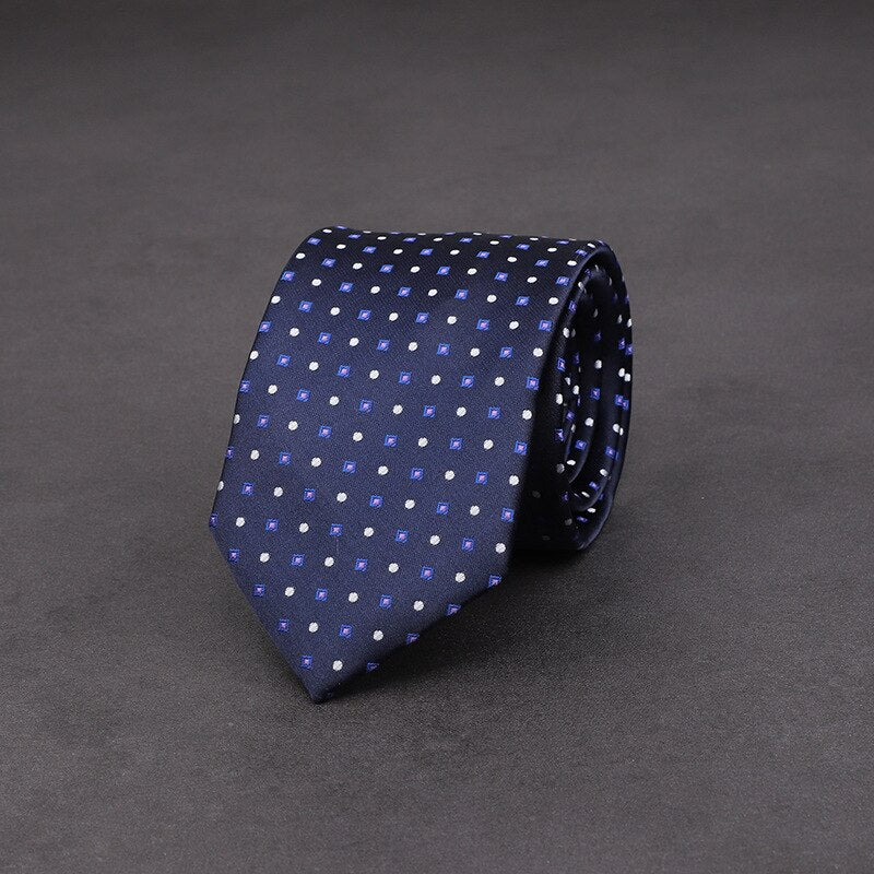 Adult Men's 7cm Paisley Pattern Silk-Polyester Formal Necktie