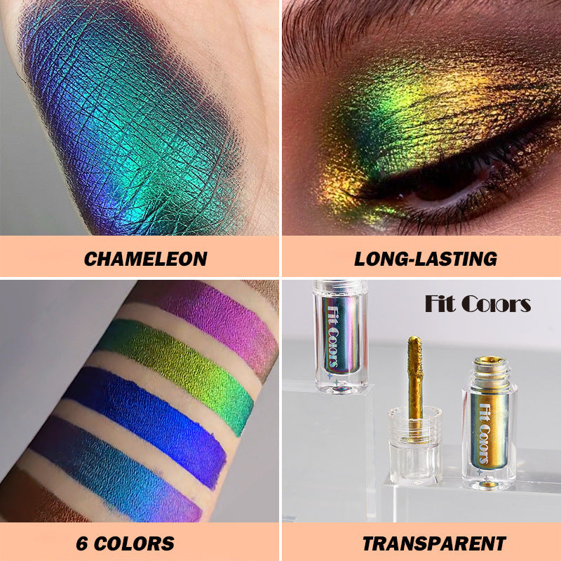 Optical Chameleon Pearlescent Liquid Eyeshadow in Trendy Fit Colors