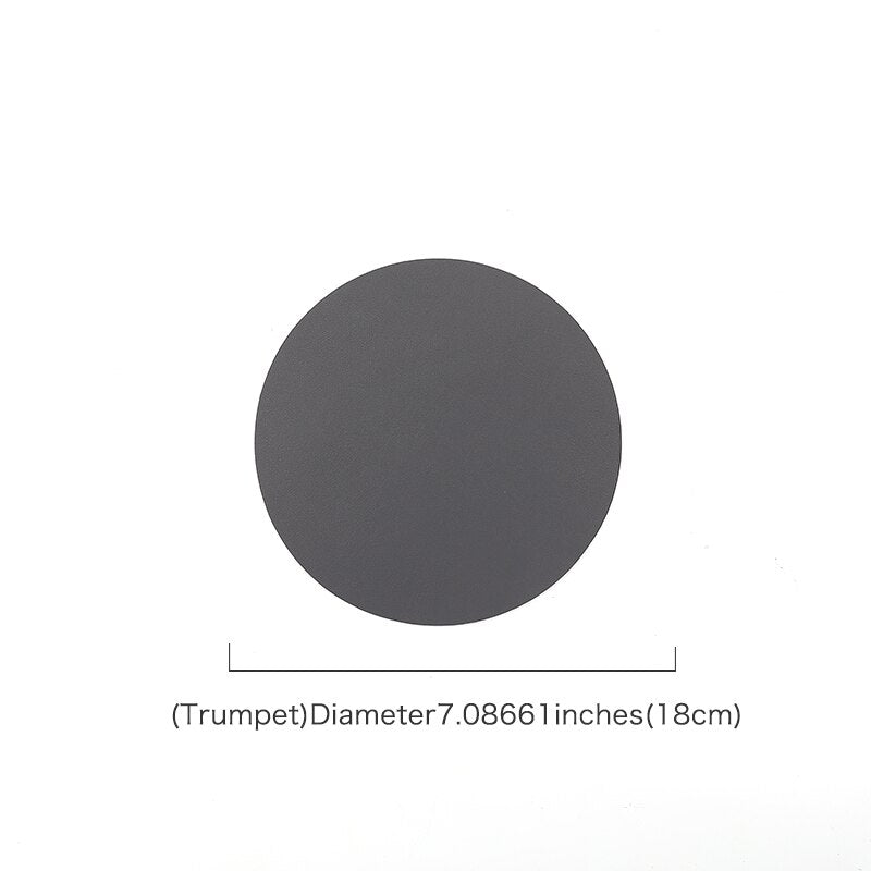 Insulating and Oil - Resistant PU Leather Placemats for Western Food Dining, Tableware Accessories, Bowl and Cup Coasters as Kitchen Decorations