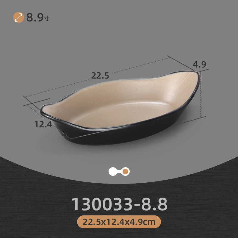 Eco-Friendly Korean Melamine Dinnerware and Flatware Set for Western-style Kitchen