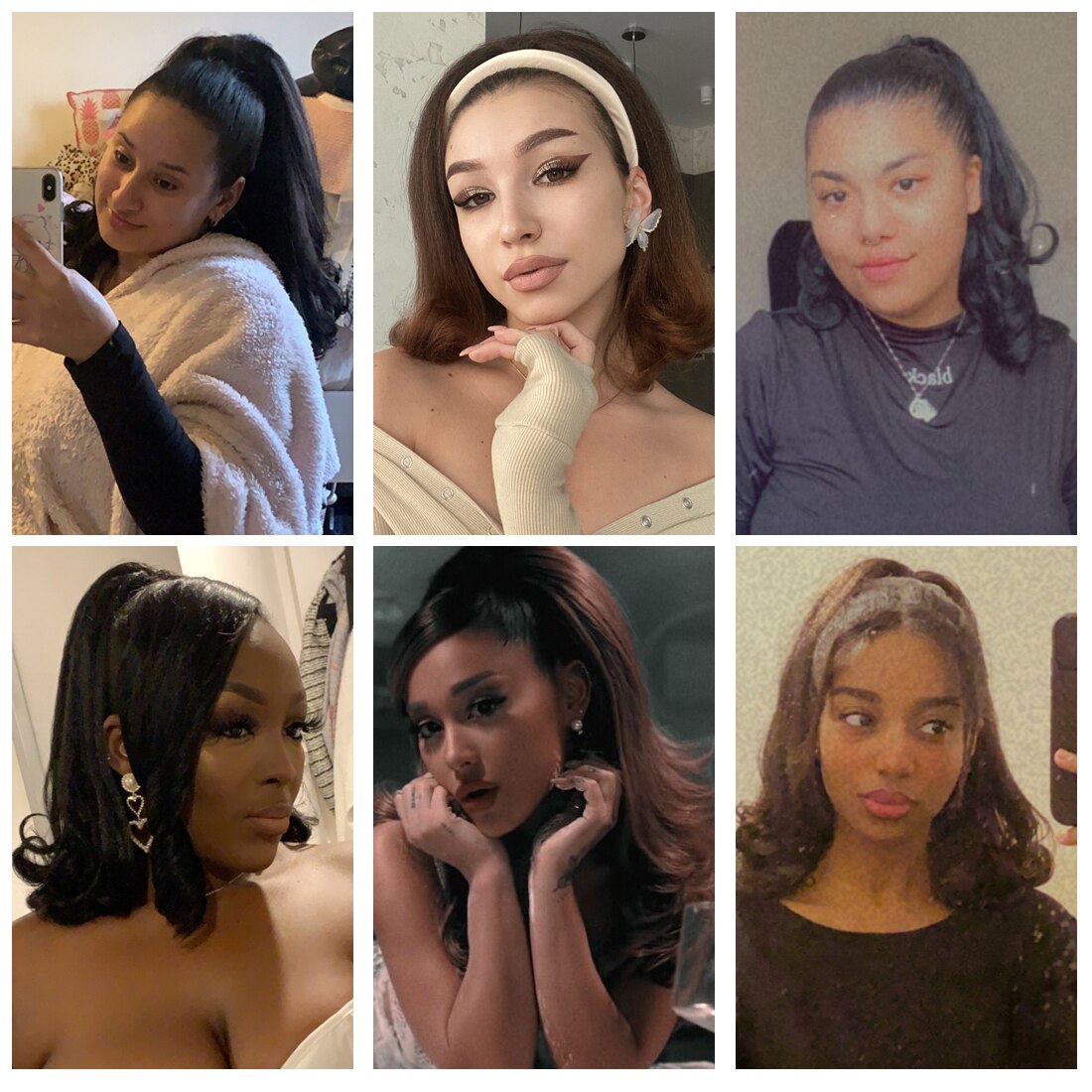 Lydia 16-Inch Synthetic Kinky Straight Ponytail Hair Extension with Curly Tail and Drawstring