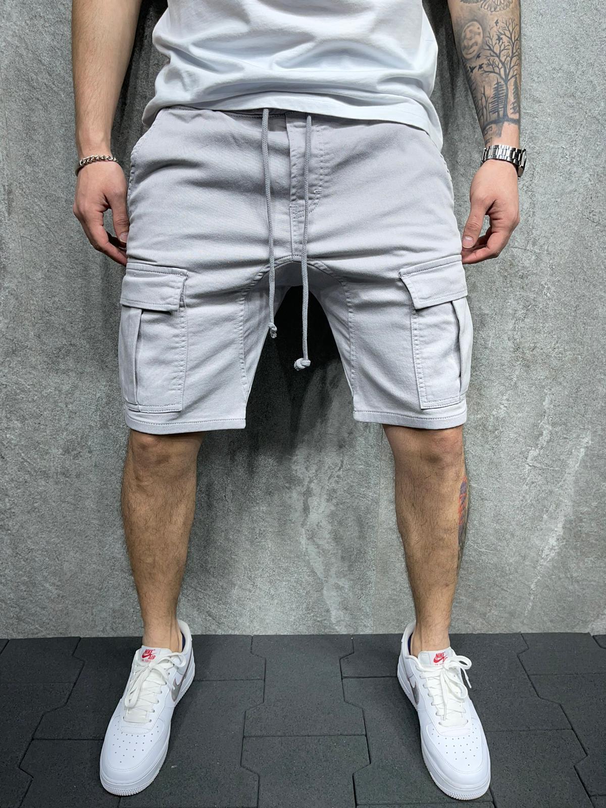 Men's Trendy Casual Hip - Hop Inspired Skater Shorts for Everyday Wear