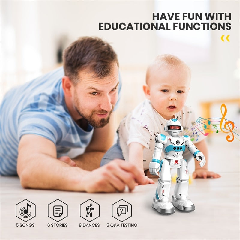 DEERC Remote - Controlled Smart Gesture - Sensing Robot Toy: An Ideal Gift for 3 - 8 - Year - Old Boys and Girls, Featuring Flexible Movement and Interactive Functions