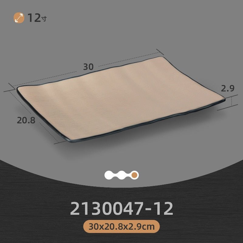 Eco-Friendly Korean Melamine Dinnerware and Flatware Set for Western-style Kitchen