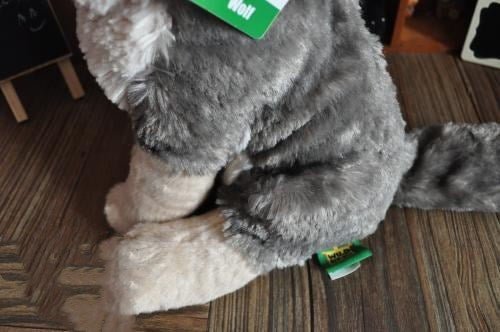 20cm - 29cm Grey Wolf Plush Toy for All Ages and Genders