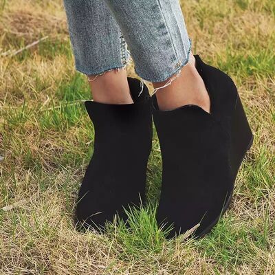 Stylish Side - Zip High Heel Ankle Boots for Fashionable Wear
